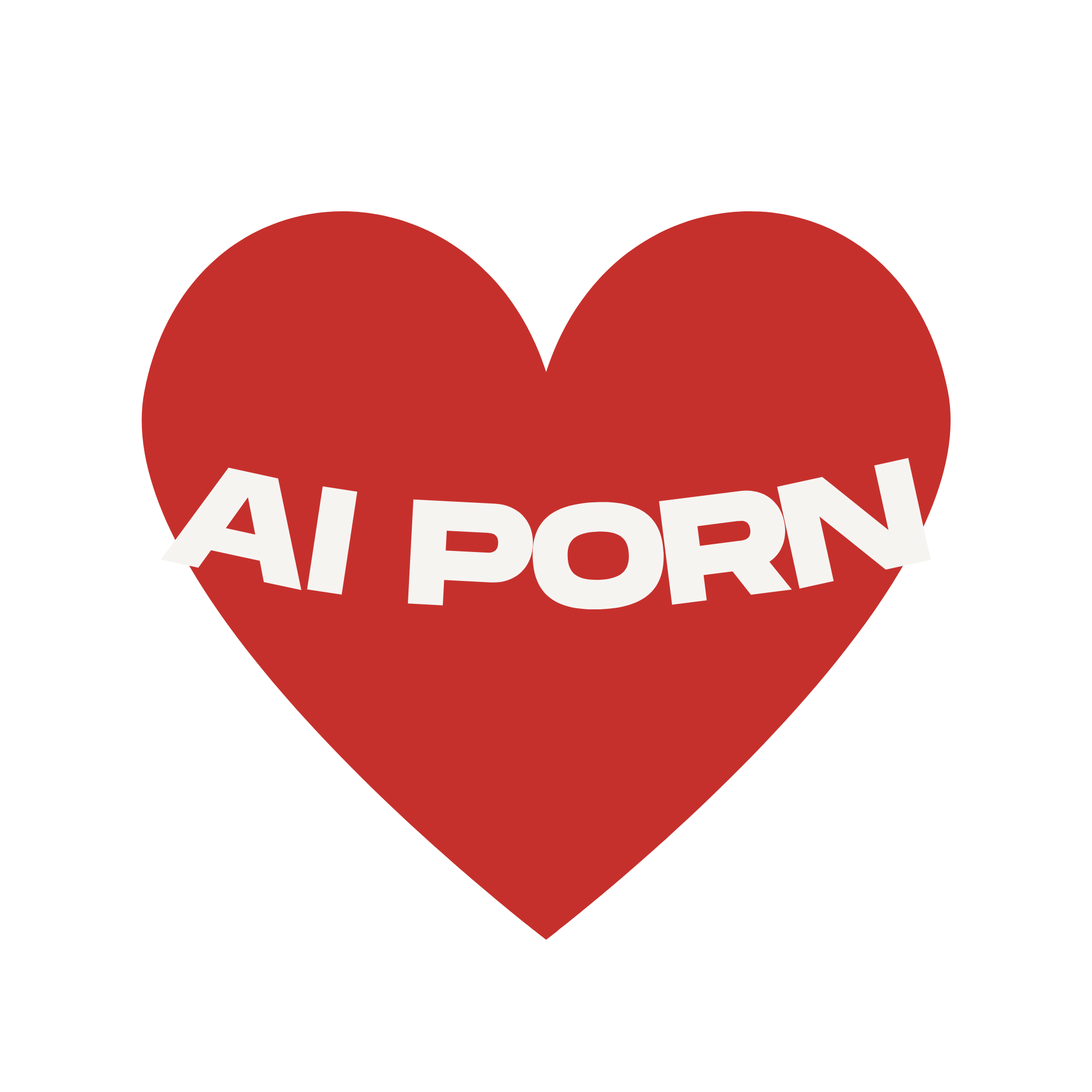 AI Porn heart logo